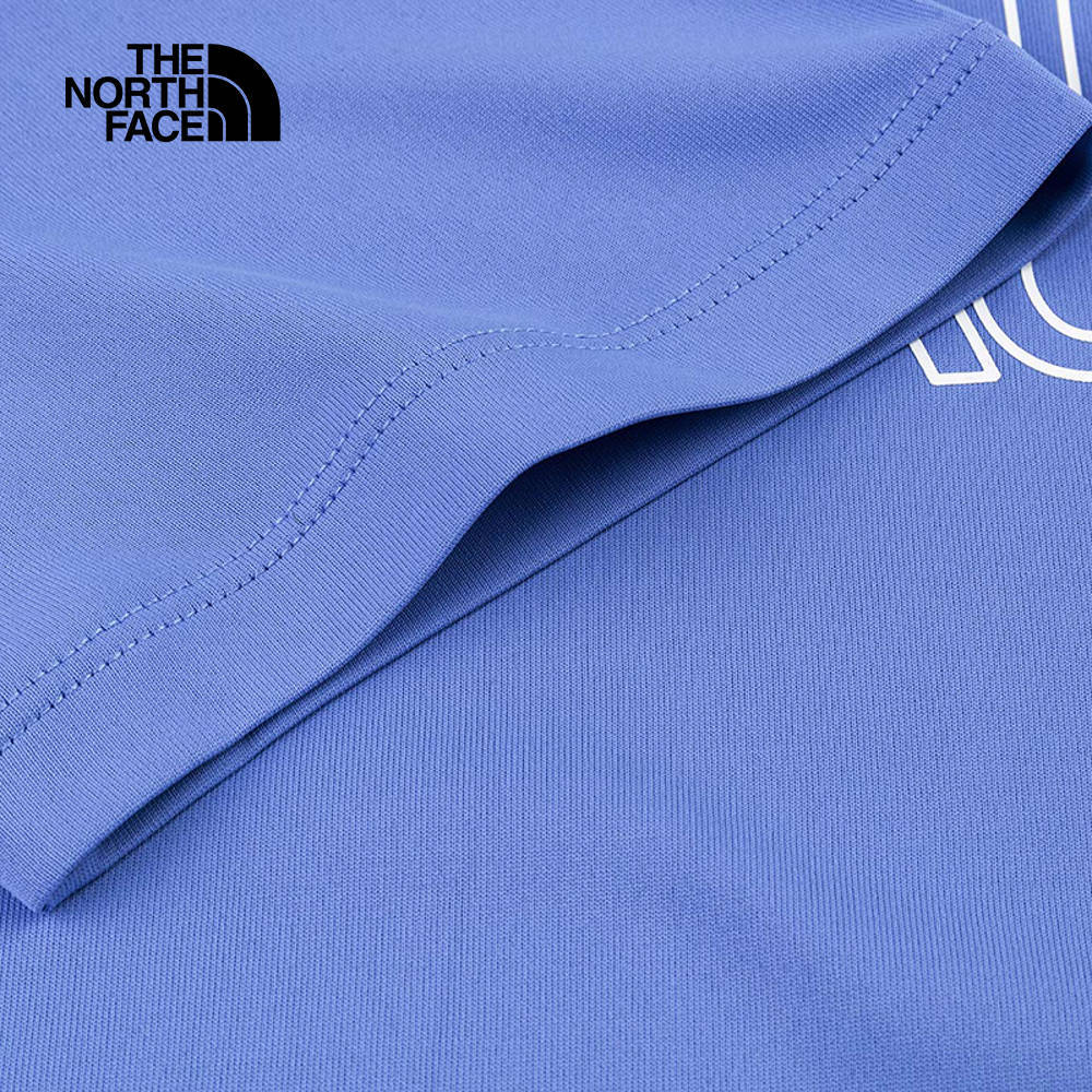 【10/26 12點限時搶購】The North Face北面女款藍色吸濕排汗短袖T恤｜8CYX0YI