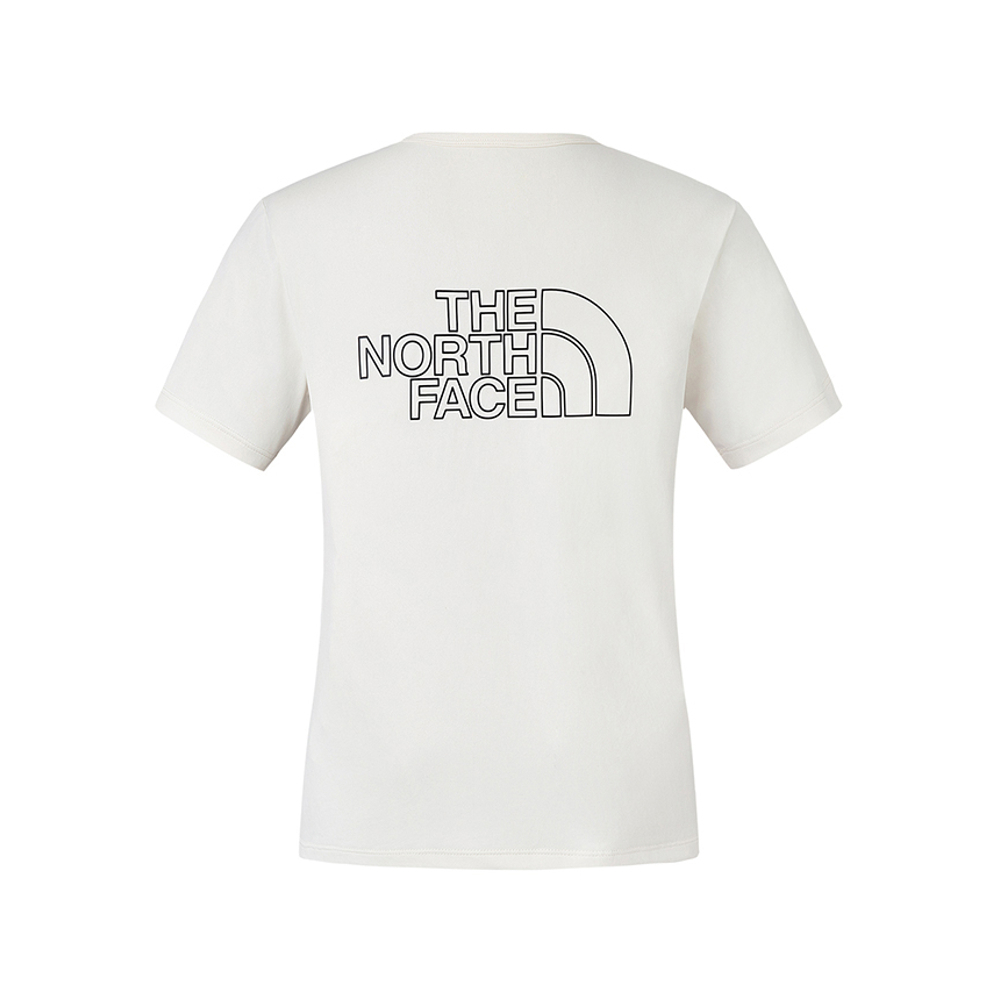 【10/26 00點限時搶購】The North Face北面女款米白色吸濕排汗短袖T恤｜8CYXQLI