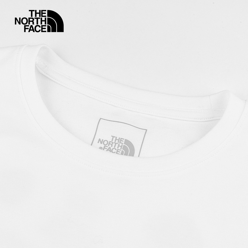 The North Face北面女款白色吸濕排汗短袖T恤｜8D7HFN4