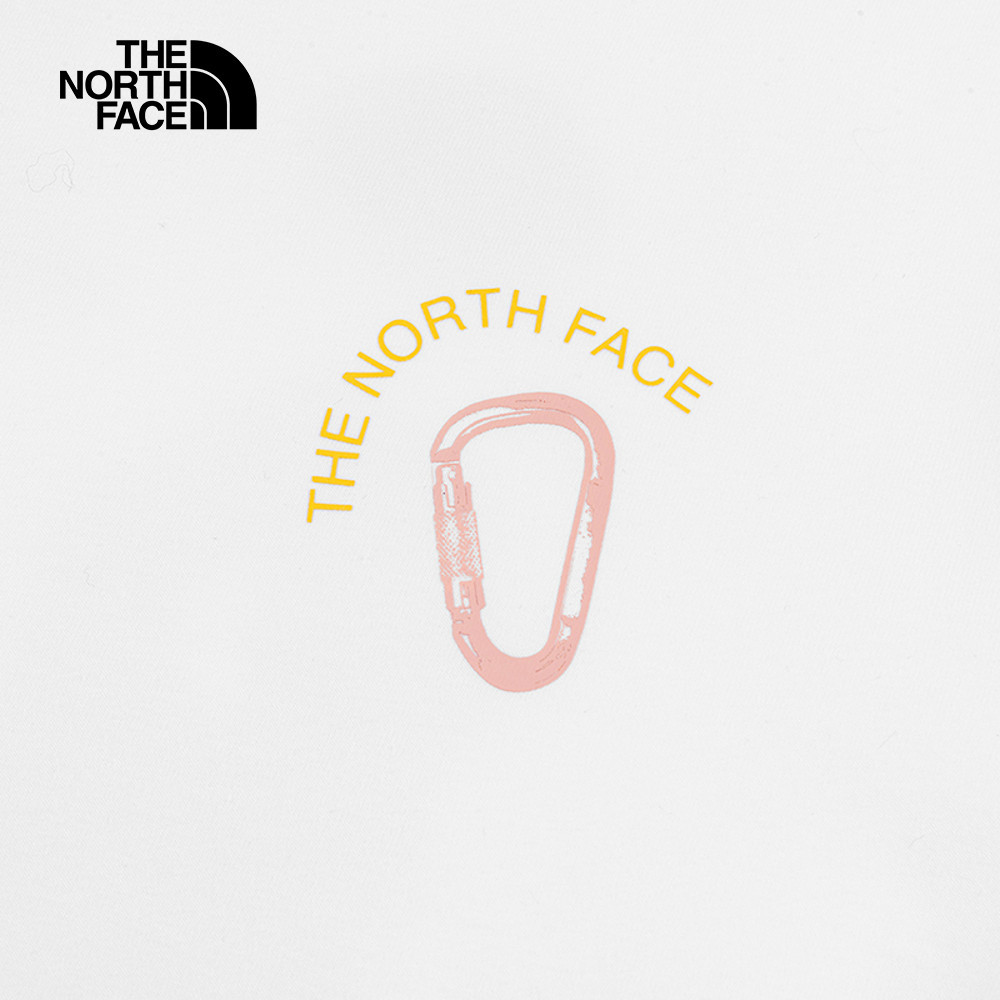 The North Face北面女款白色吸濕排汗短袖T恤｜8D7HFN4