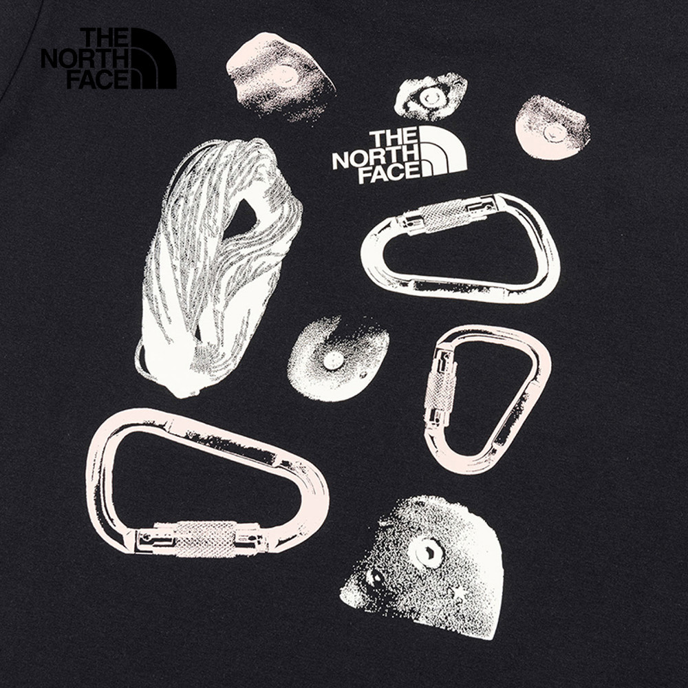 【10/26 12點限時搶購】The North Face北面女款黑色吸濕排汗短袖T恤｜8D7HJK3