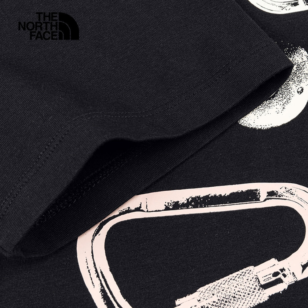 【10/26 12點限時搶購】The North Face北面女款黑色吸濕排汗短袖T恤｜8D7HJK3