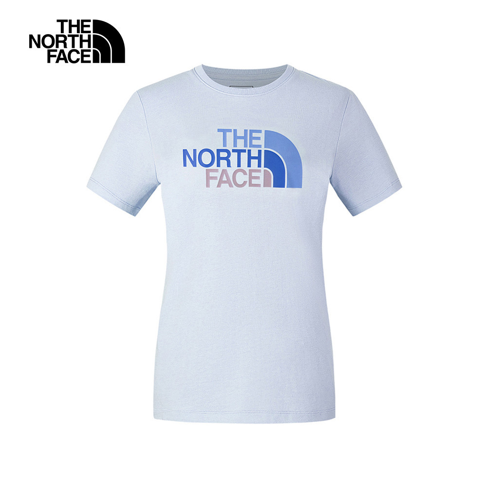 【限時搶購】女款藍色純棉舒適透氣短袖T恤｜8DC90TI