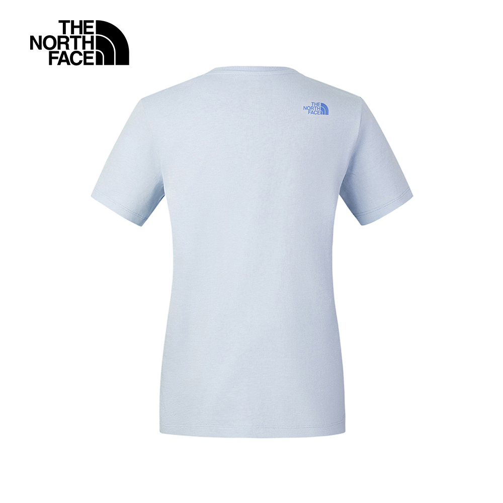 【限時搶購】女款藍色純棉舒適透氣短袖T恤｜8DC90TI