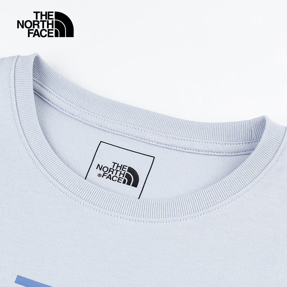 【限時搶購】女款藍色純棉舒適透氣短袖T恤｜8DC90TI