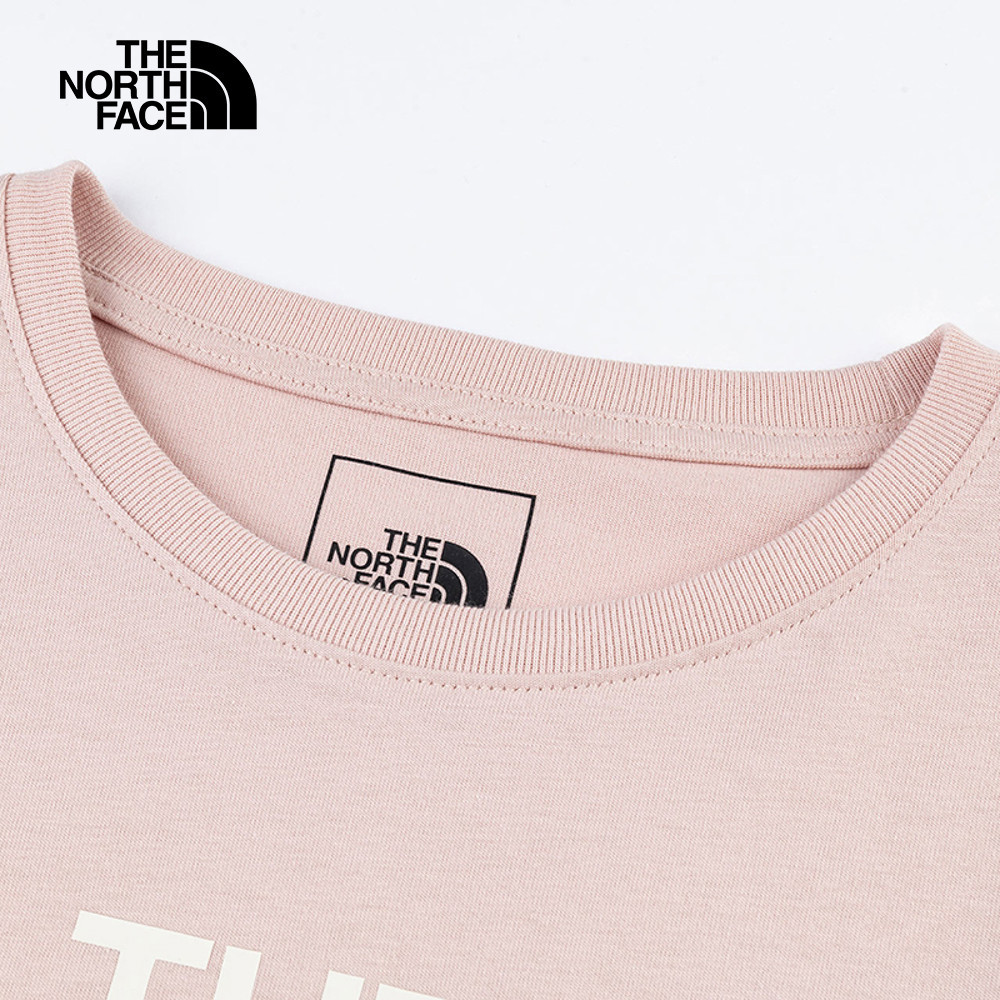 【10/25 00點週末限定】The North Face北面女款粉色純棉舒適透氣短袖T恤｜8DC9LK6