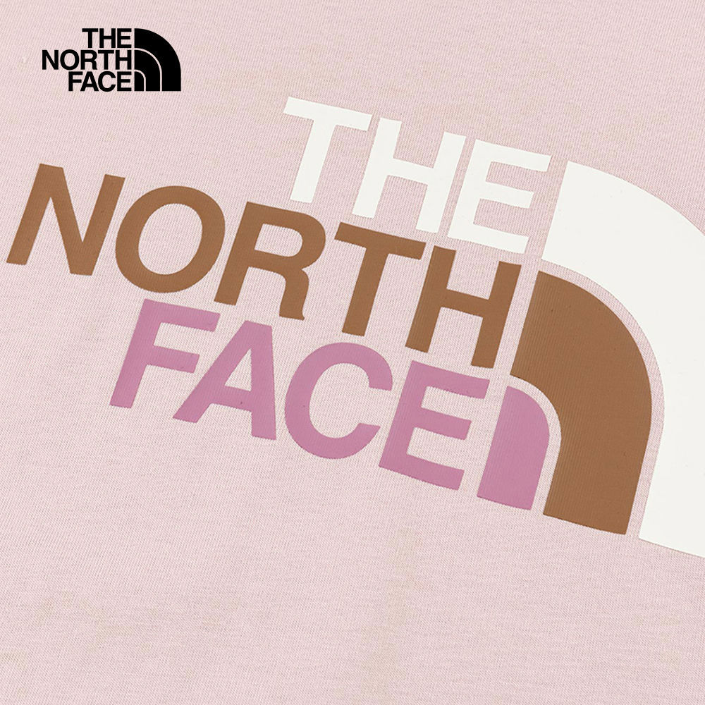 【10/25 00點週末限定】The North Face北面女款粉色純棉舒適透氣短袖T恤｜8DC9LK6