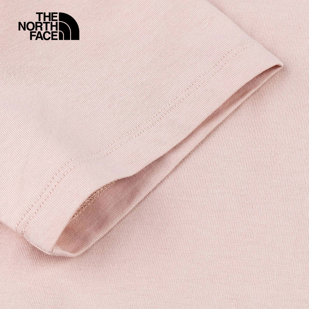 【10/25 00點週末限定】The North Face北面女款粉色純棉舒適透氣短袖T恤｜8DC9LK6