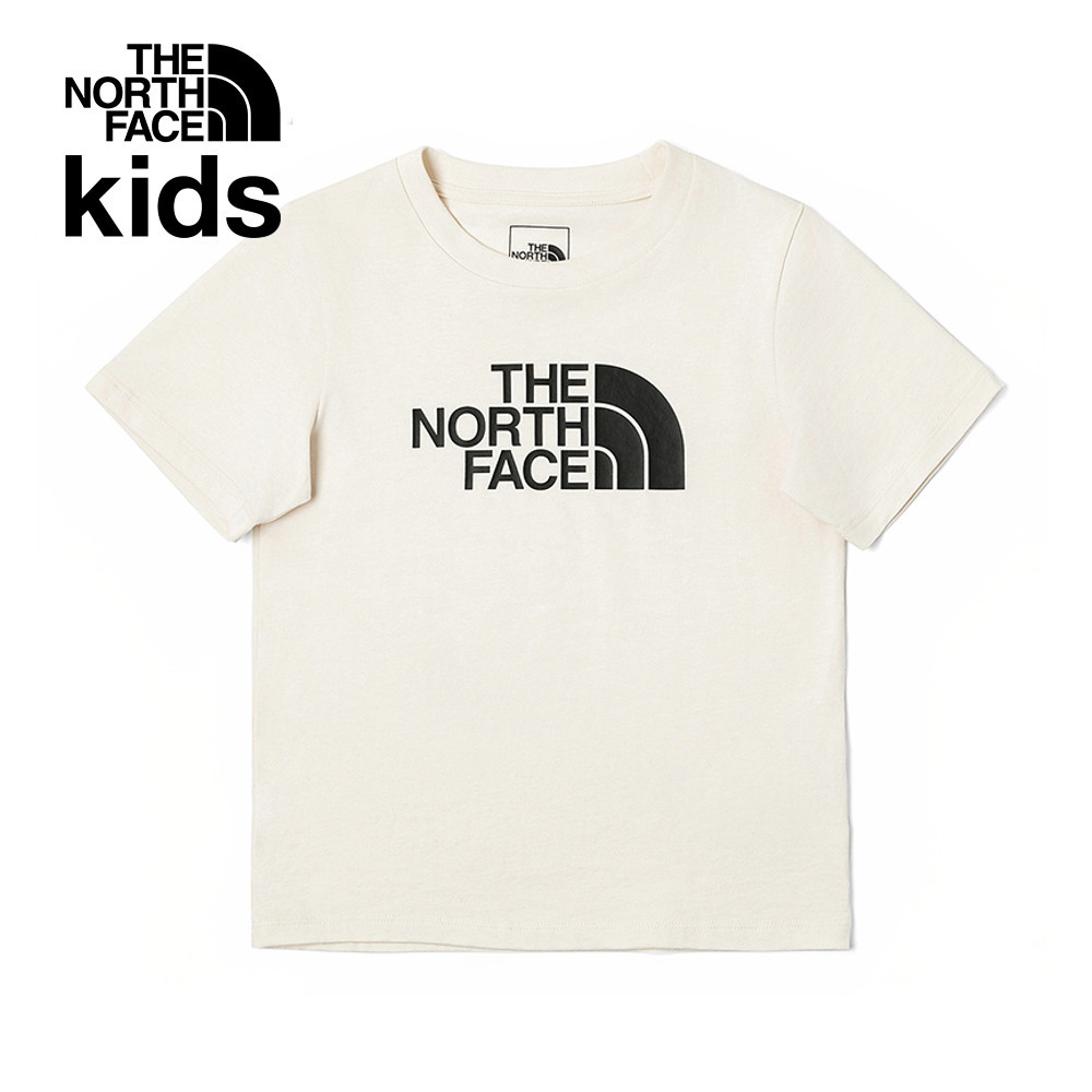 The North Face北面兒童米白色純棉舒適透氣短袖T恤｜8DCPQLI