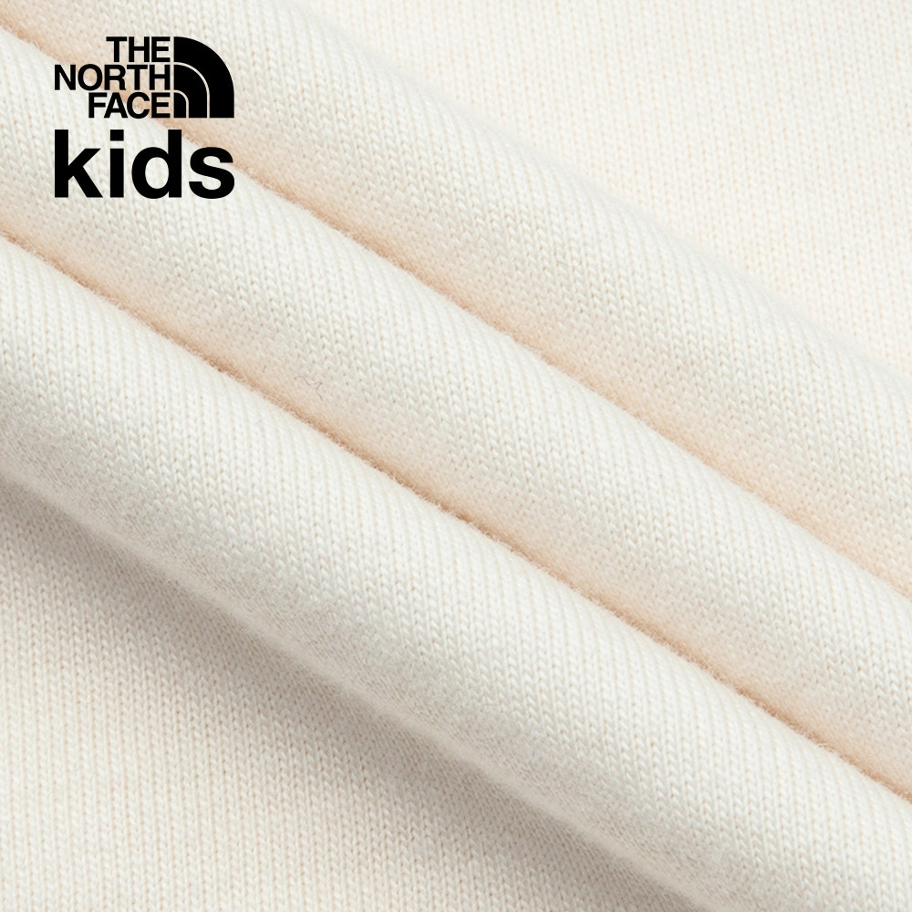 The North Face北面兒童米白色純棉舒適透氣短袖T恤｜8DCPQLI