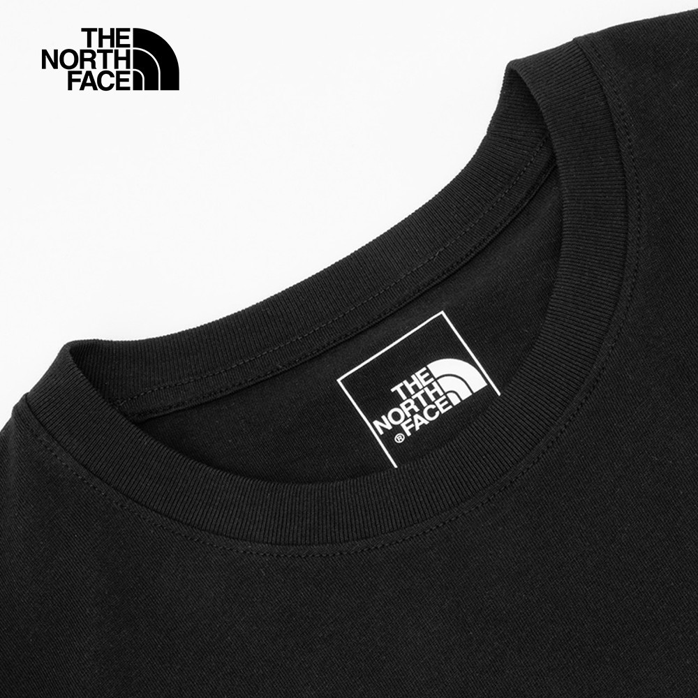 【10/24 12點週末限定】The North Face北面男女款黑色純棉舒適透氣短袖T恤｜8DEUJK3