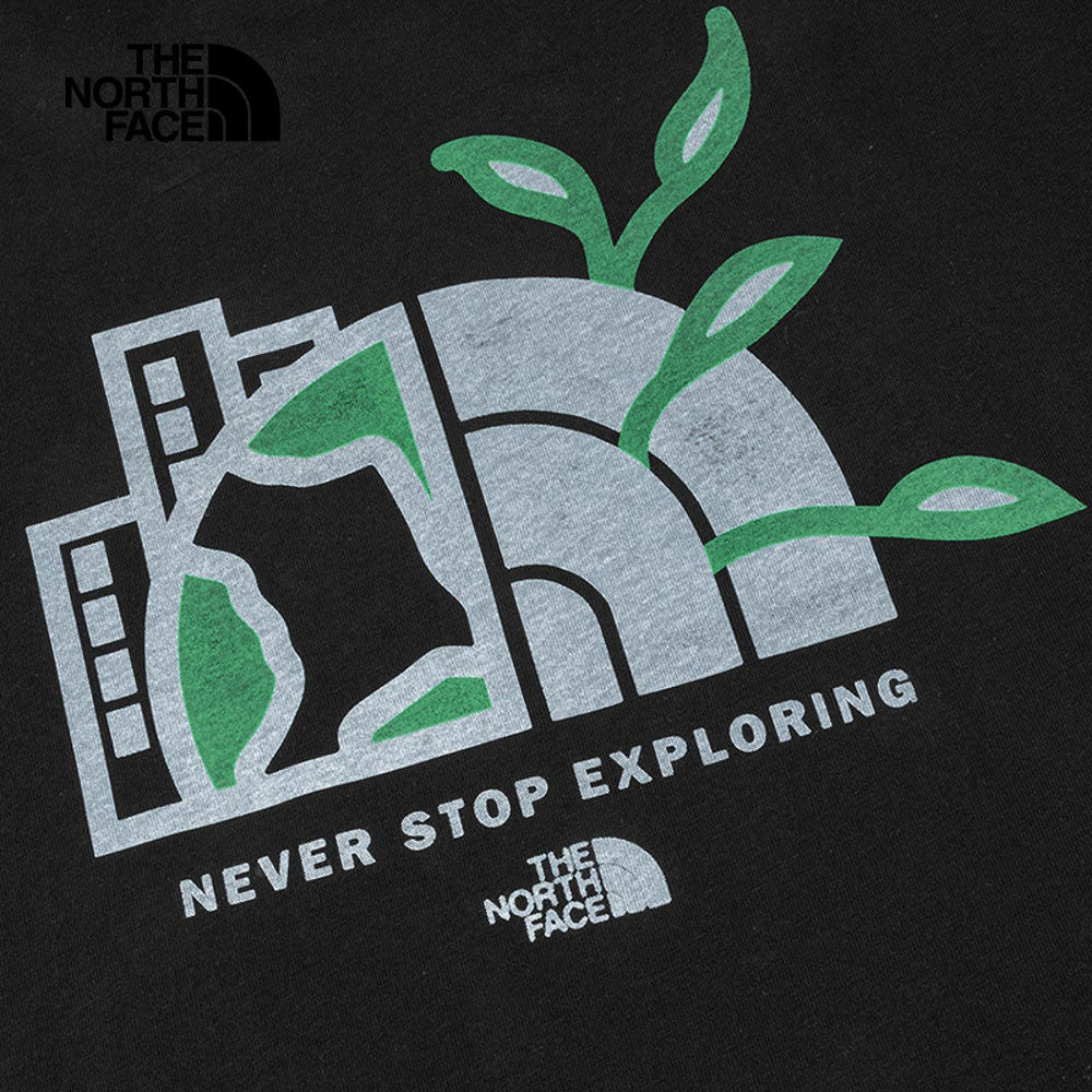 【10/24 12點週末限定】The North Face北面男女款黑色純棉舒適透氣短袖T恤｜8DEUJK3