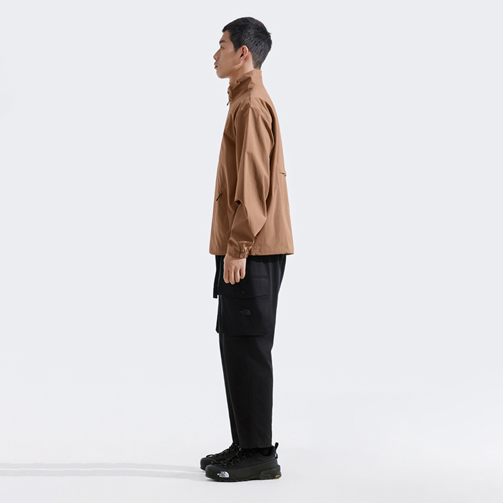 【10/25 00點週末限定】The North Face北面男款棕色DWR防潑水可打包防風外套｜8DGE6IH