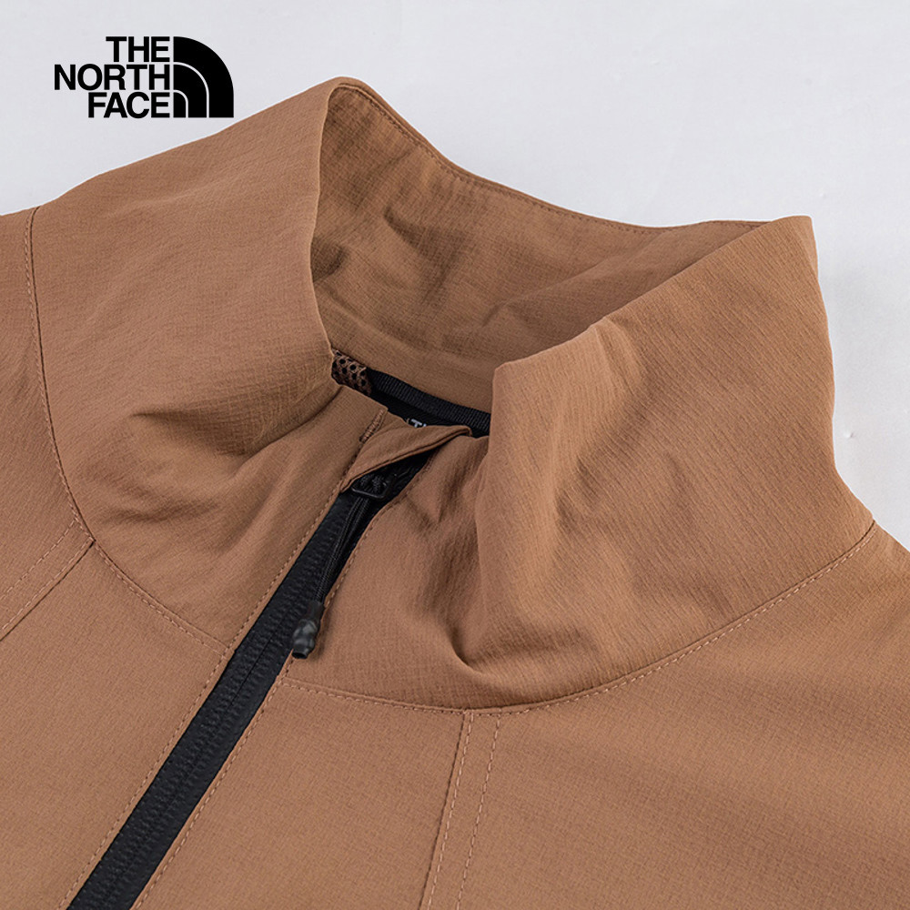 【10/25 00點週末限定】The North Face北面男款棕色DWR防潑水可打包防風外套｜8DGE6IH