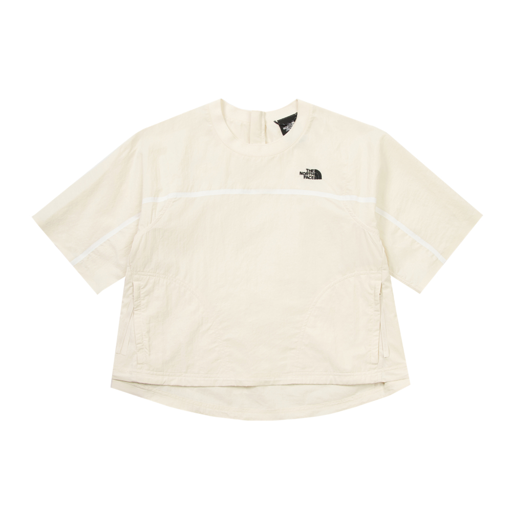 UE女款米白色舒適透氣短袖T恤｜8CJ8QLI