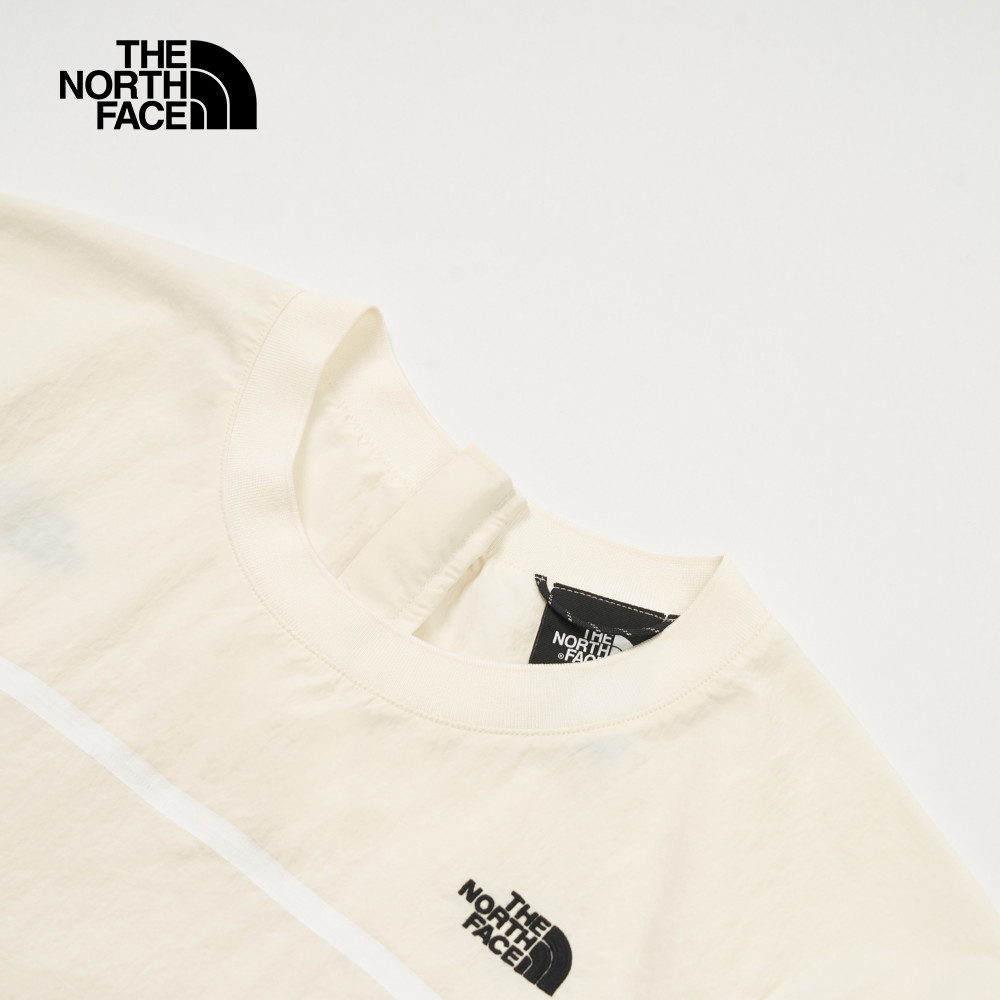 UE女款米白色舒適透氣短袖T恤｜8CJ8QLI