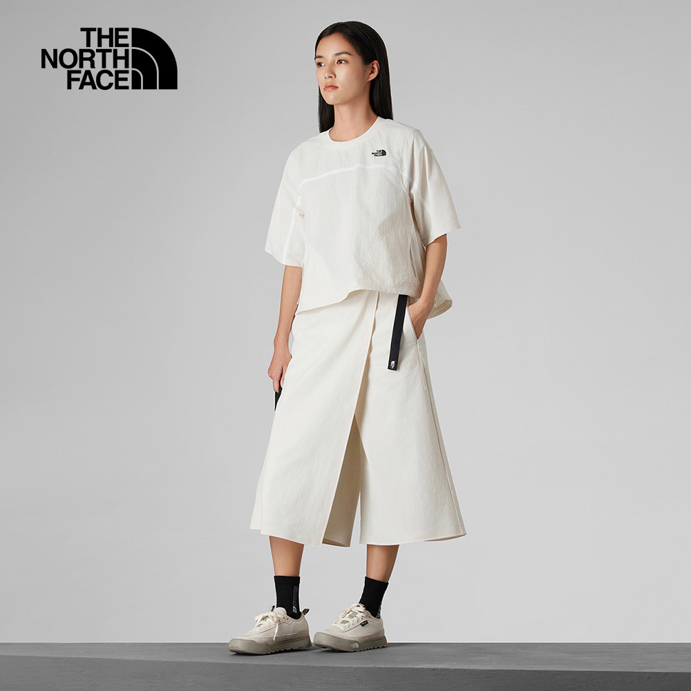 UE女款米白色舒適透氣短袖T恤｜8CJ8QLI