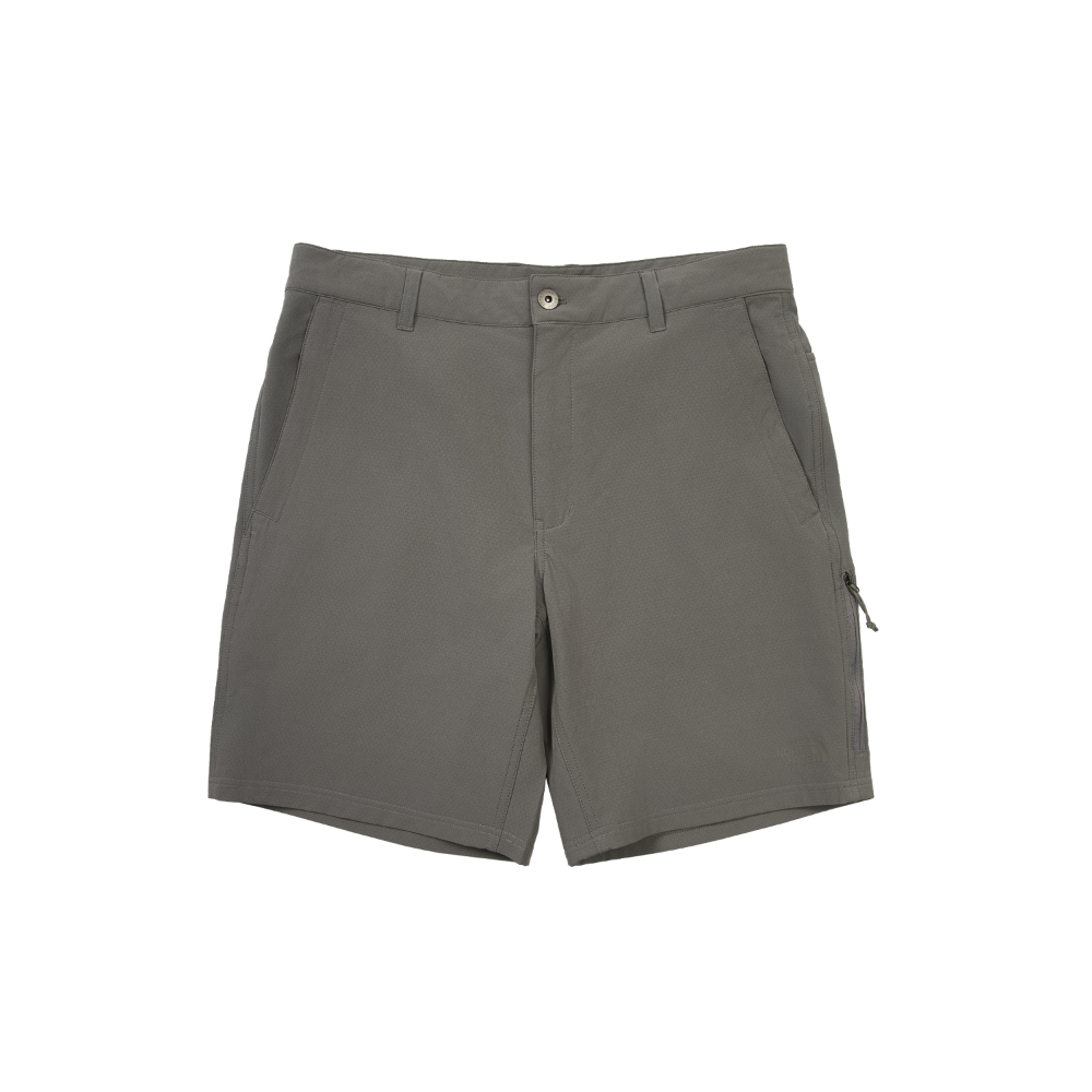 The North Face北面男款灰色舒適透氣休閒短褲｜8EYD0UZ