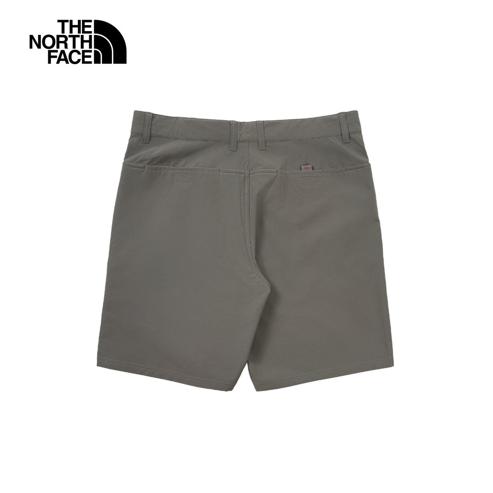 The North Face北面男款灰色舒適透氣休閒短褲｜8EYD0UZ