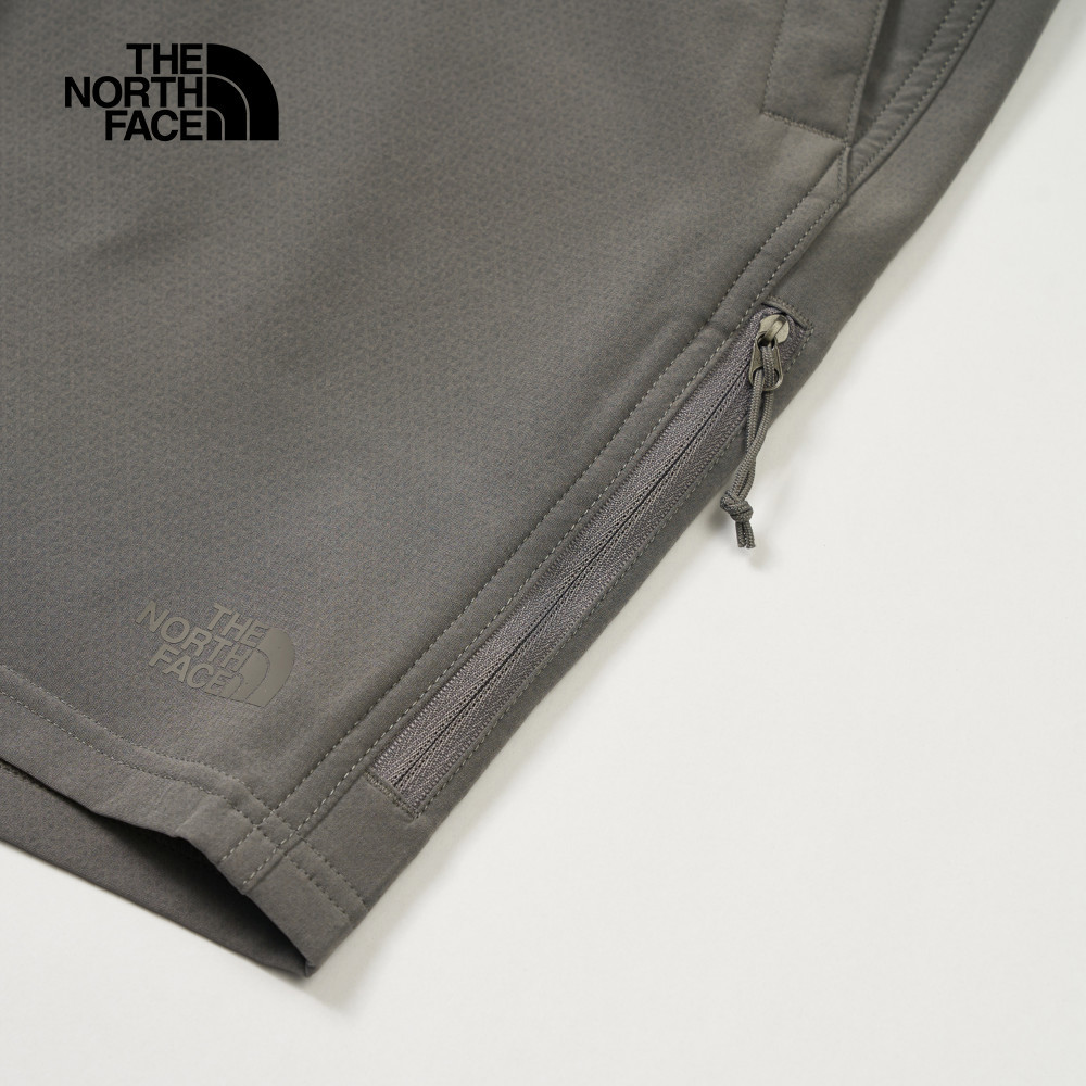 The North Face北面男款灰色舒適透氣休閒短褲｜8EYD0UZ