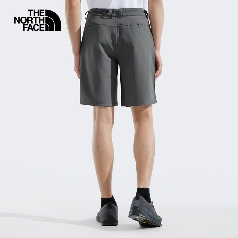 The North Face北面男款灰色舒適透氣休閒短褲｜8EYD0UZ