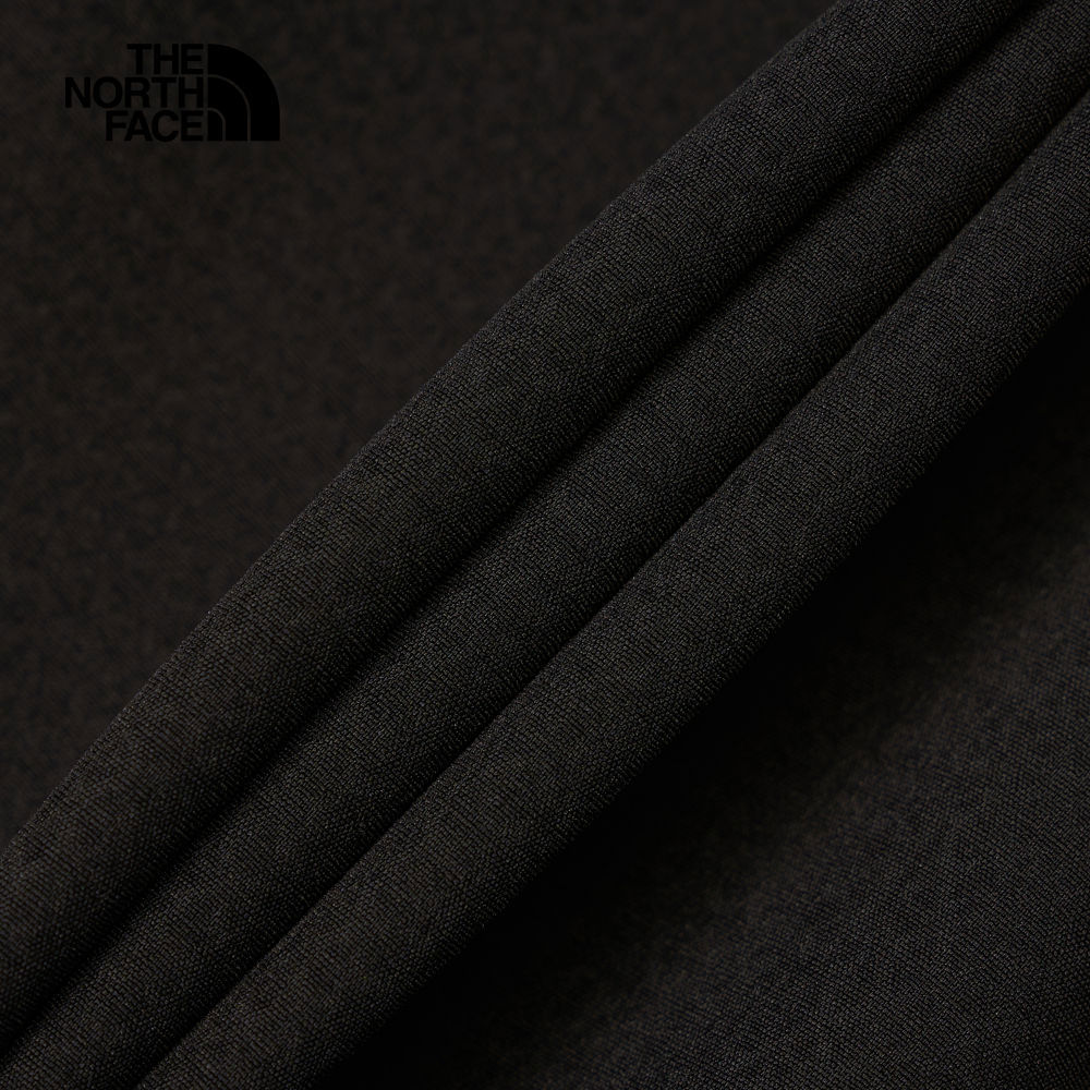 The North Face北面男款黑色舒適透氣休閒短褲｜8EYD4H0