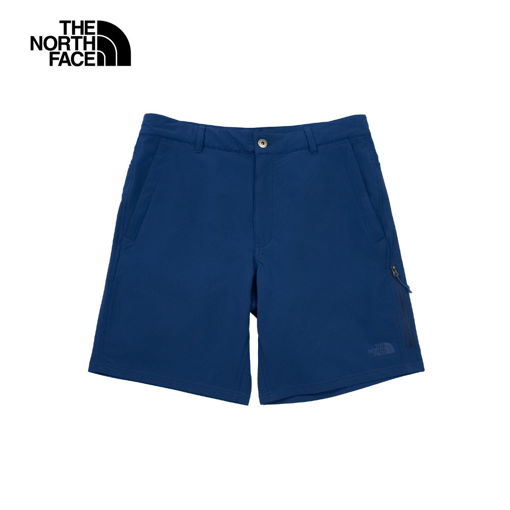 The North Face北面男款藍色舒適透氣休閒短褲｜8EYDD1R