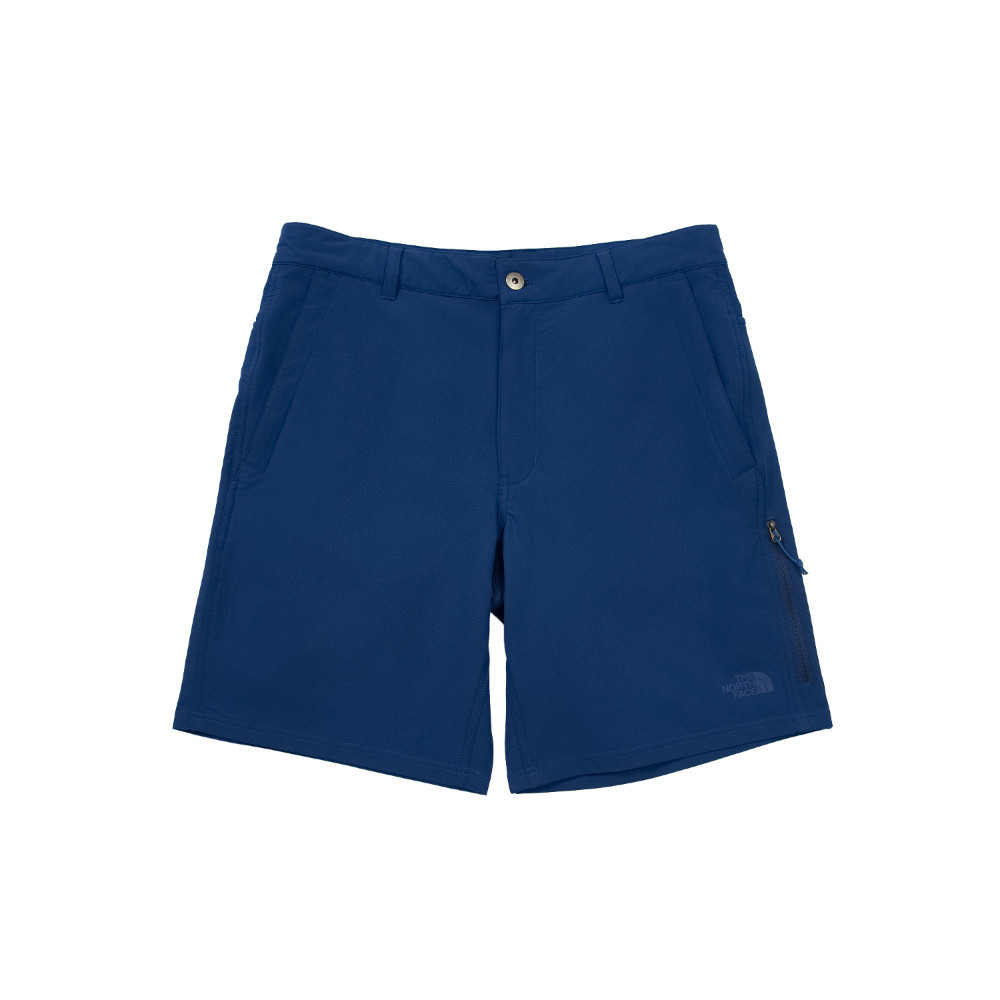 The North Face北面男款藍色舒適透氣休閒短褲｜8EYDD1R
