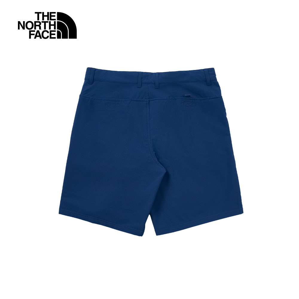 The North Face北面男款藍色舒適透氣休閒短褲｜8EYDD1R