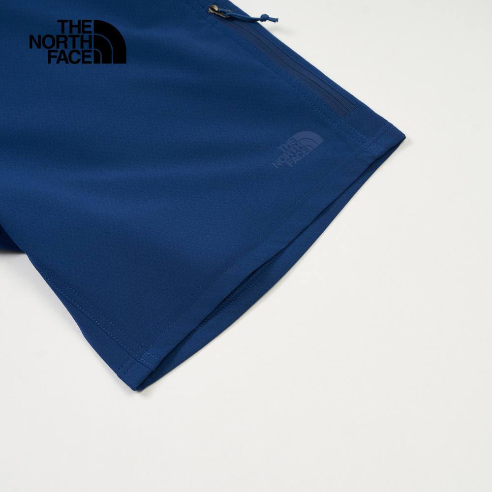 The North Face北面男款藍色舒適透氣休閒短褲｜8EYDD1R