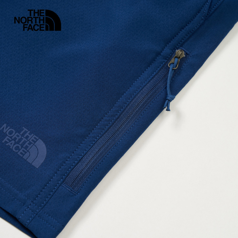 The North Face北面男款藍色舒適透氣休閒短褲｜8EYDD1R