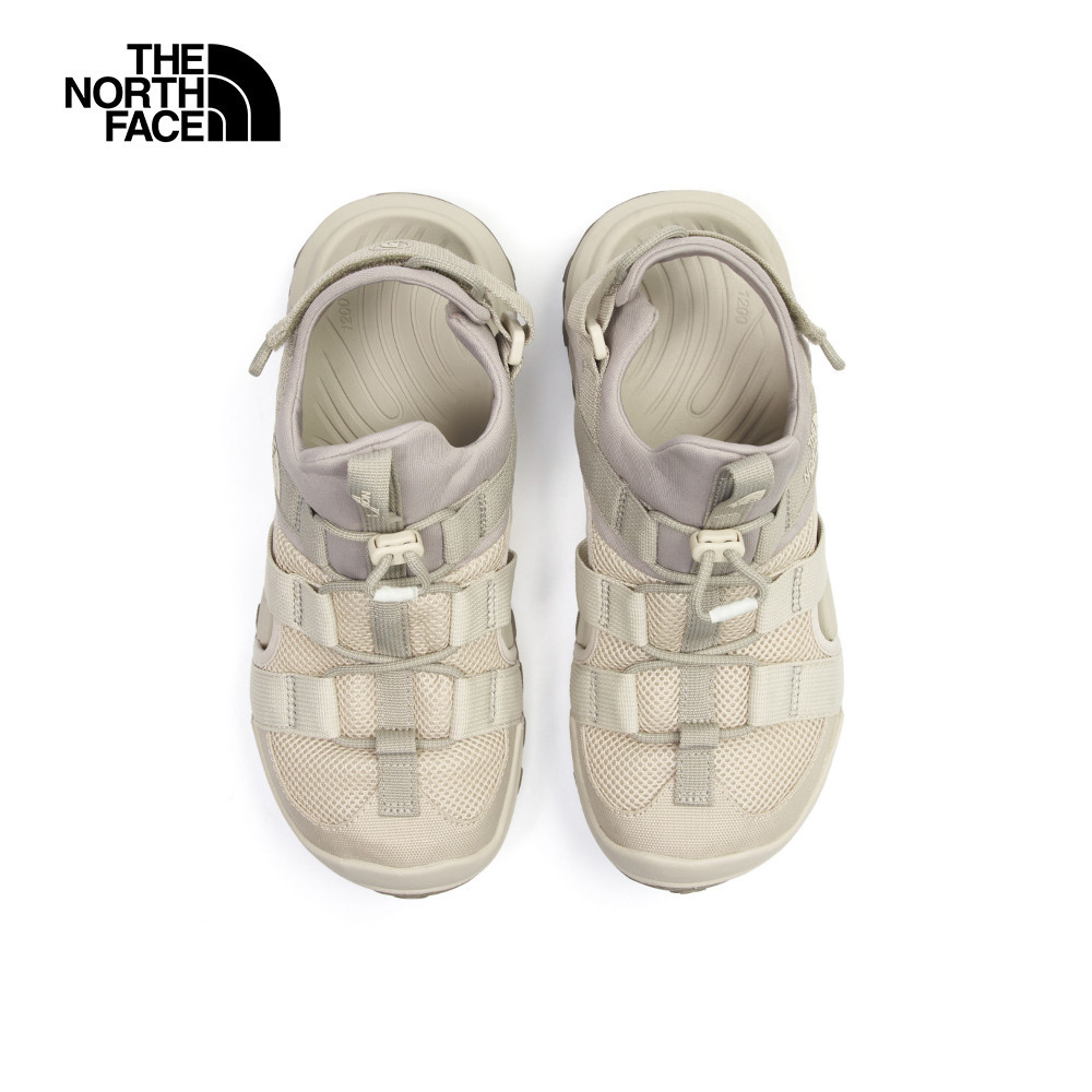 The North Face北面男款米灰拼接抓地可調節鞋帶舒適涼鞋｜83NL6S4