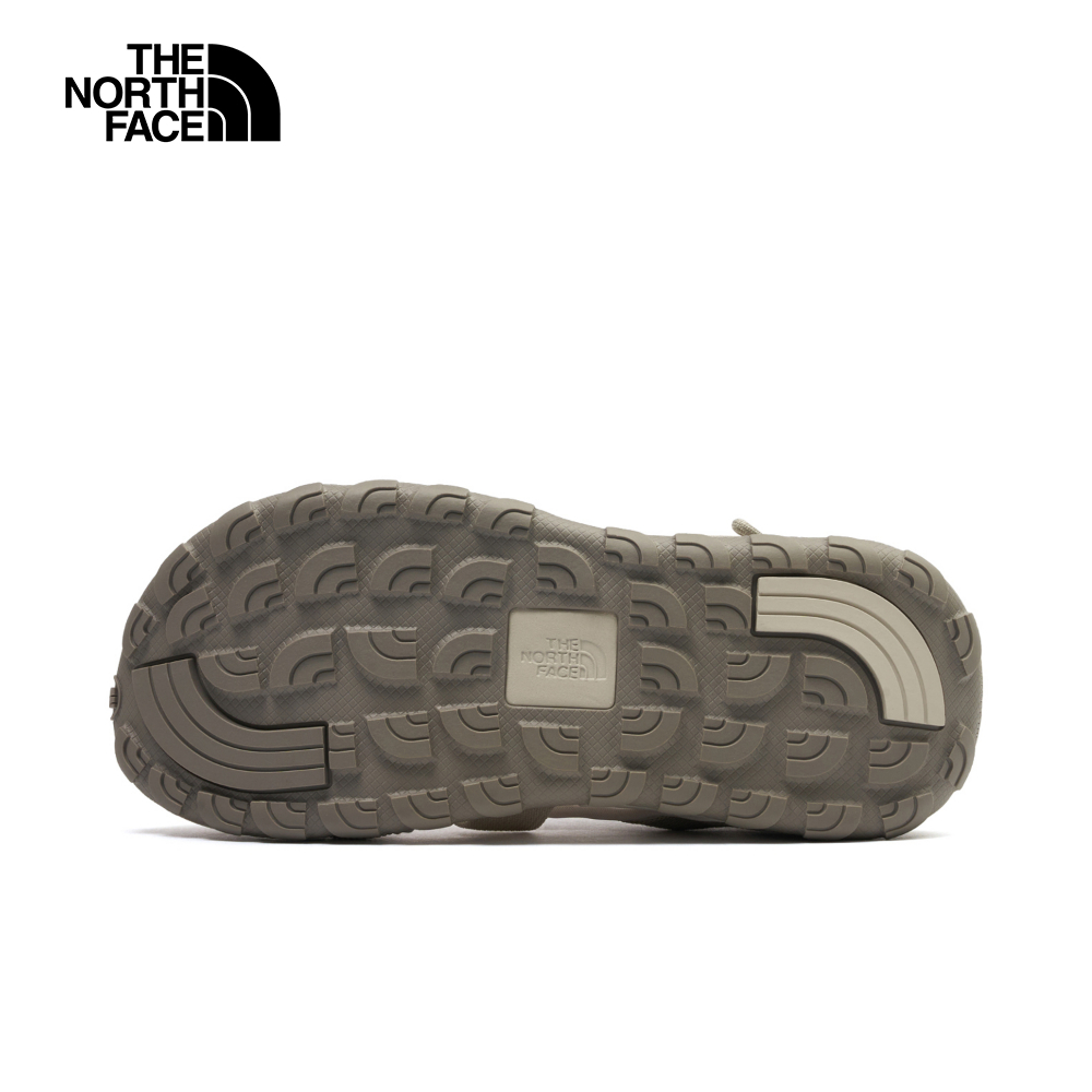 The North Face北面男款米灰拼接抓地可調節鞋帶舒適涼鞋｜83NL6S4