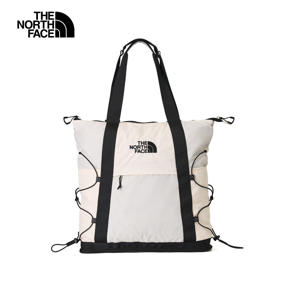 The North Face北面男女款白色背提兩用托特包｜52SV4Q7