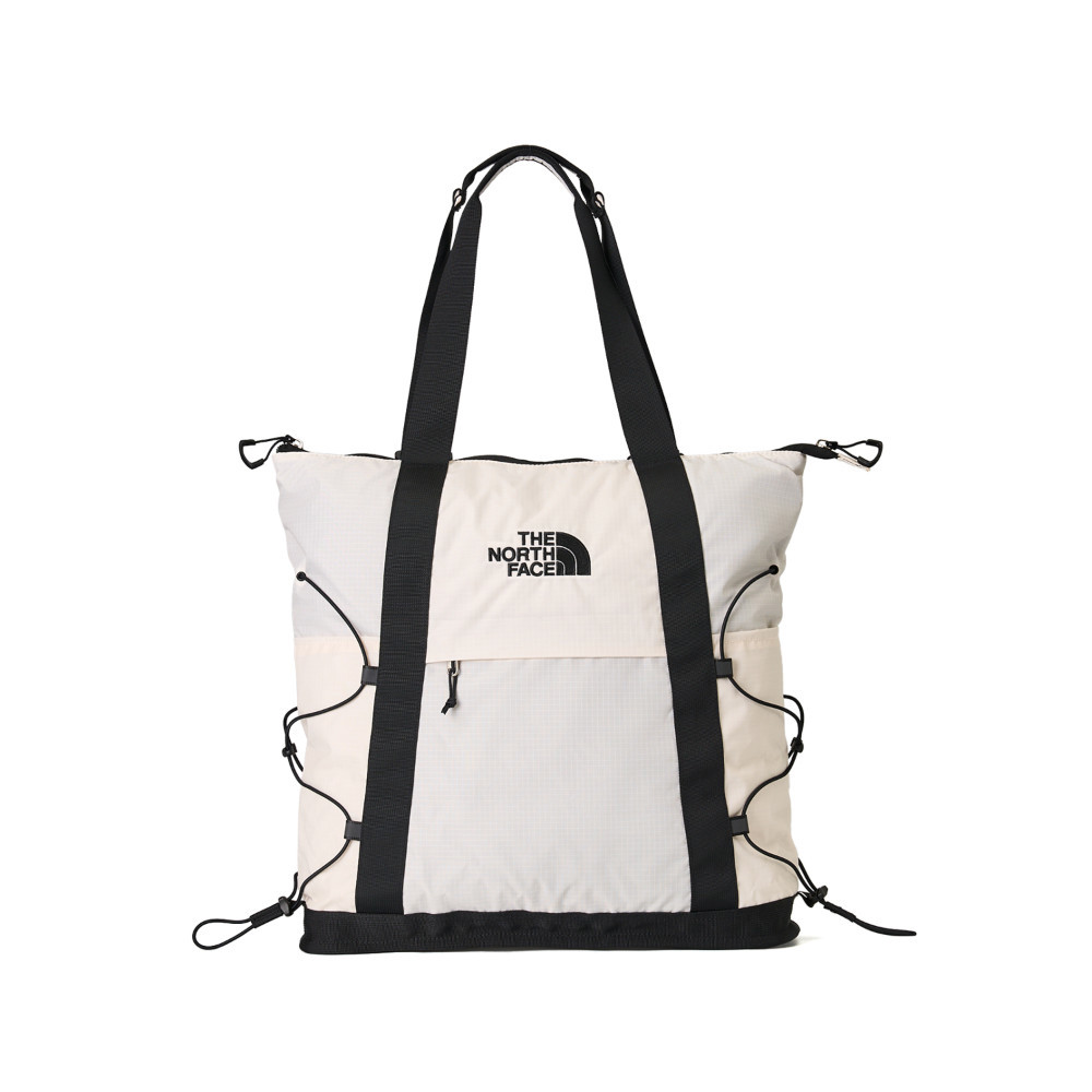 The North Face北面男女款白色背提兩用托特包｜52SV4Q7