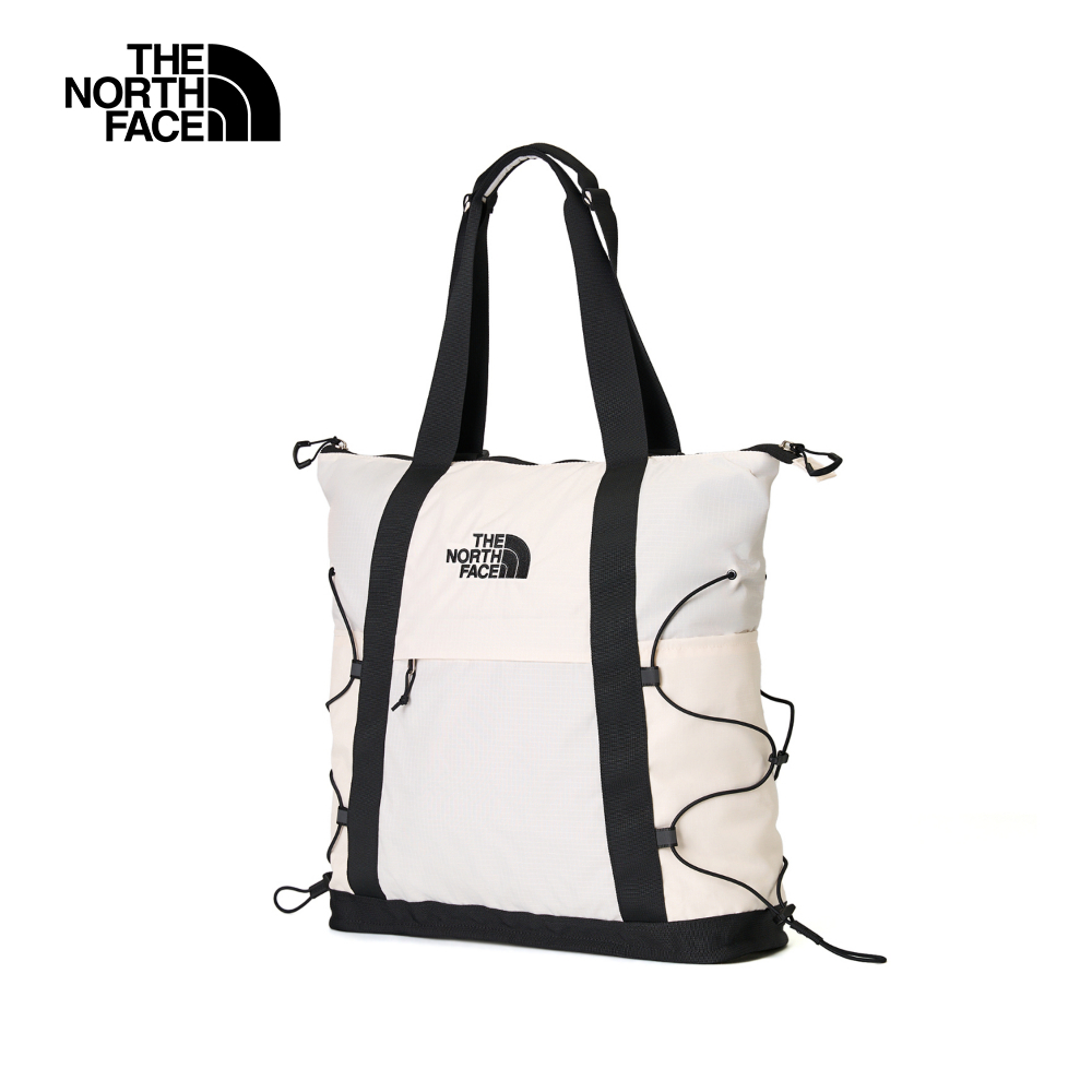 The North Face北面男女款白色背提兩用托特包｜52SV4Q7