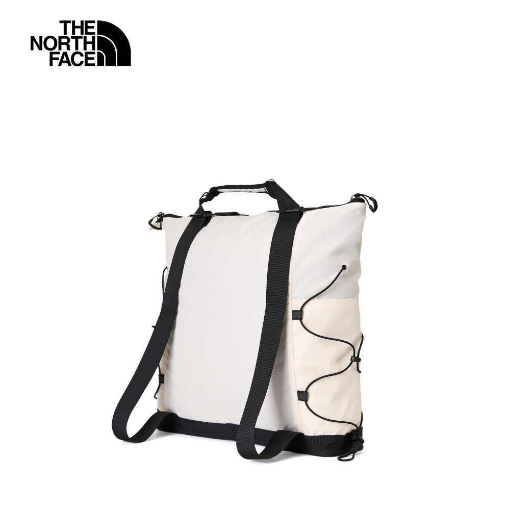 The North Face北面男女款白色背提兩用托特包｜52SV4Q7