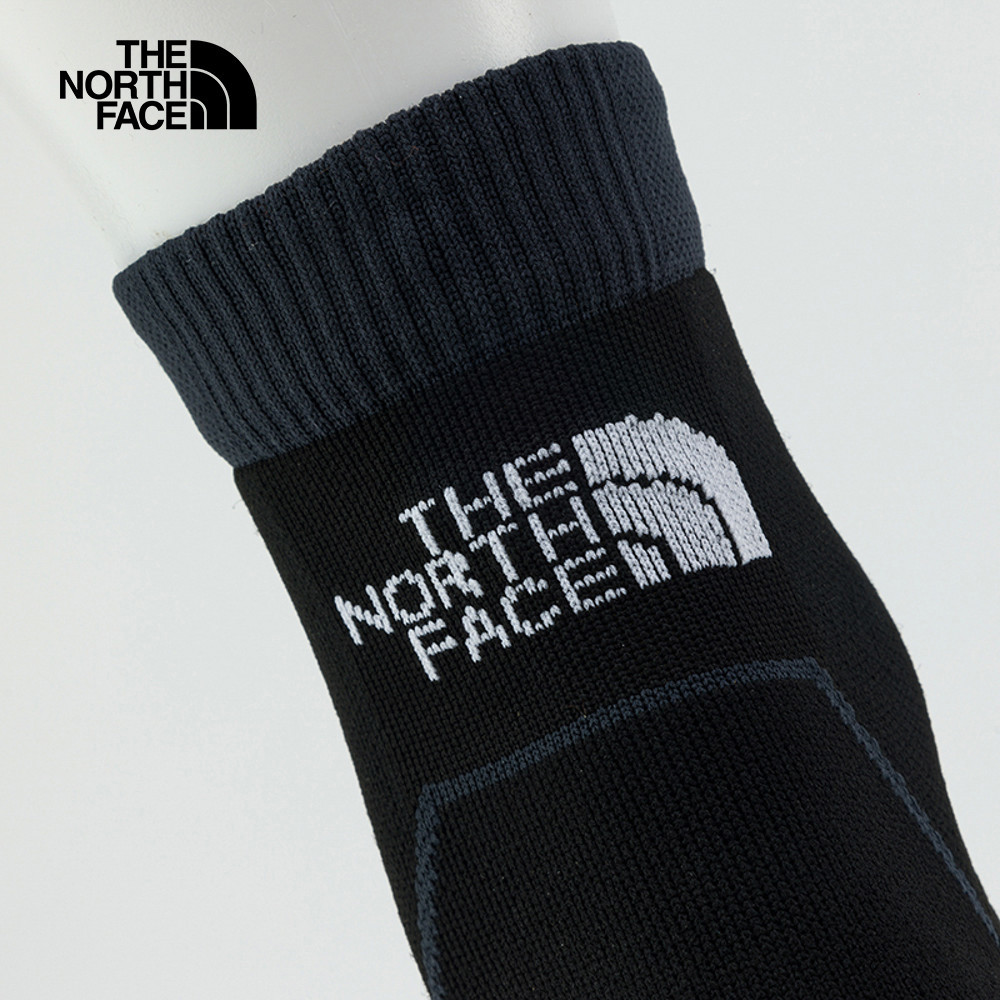 The North Face北面男女款黑色舒適透氣襪子｜882EJK3