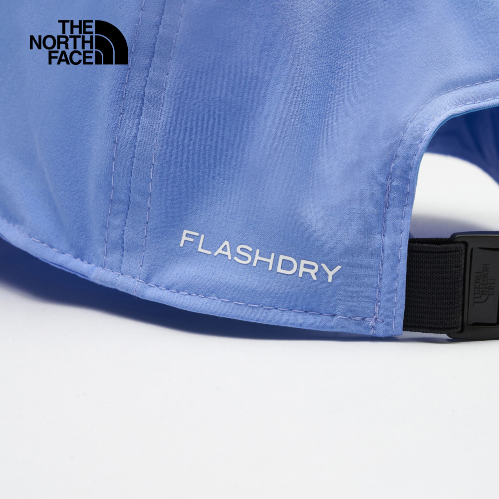 The North Face北面男女款藍色吸濕排汗運動帽｜8A270YI
