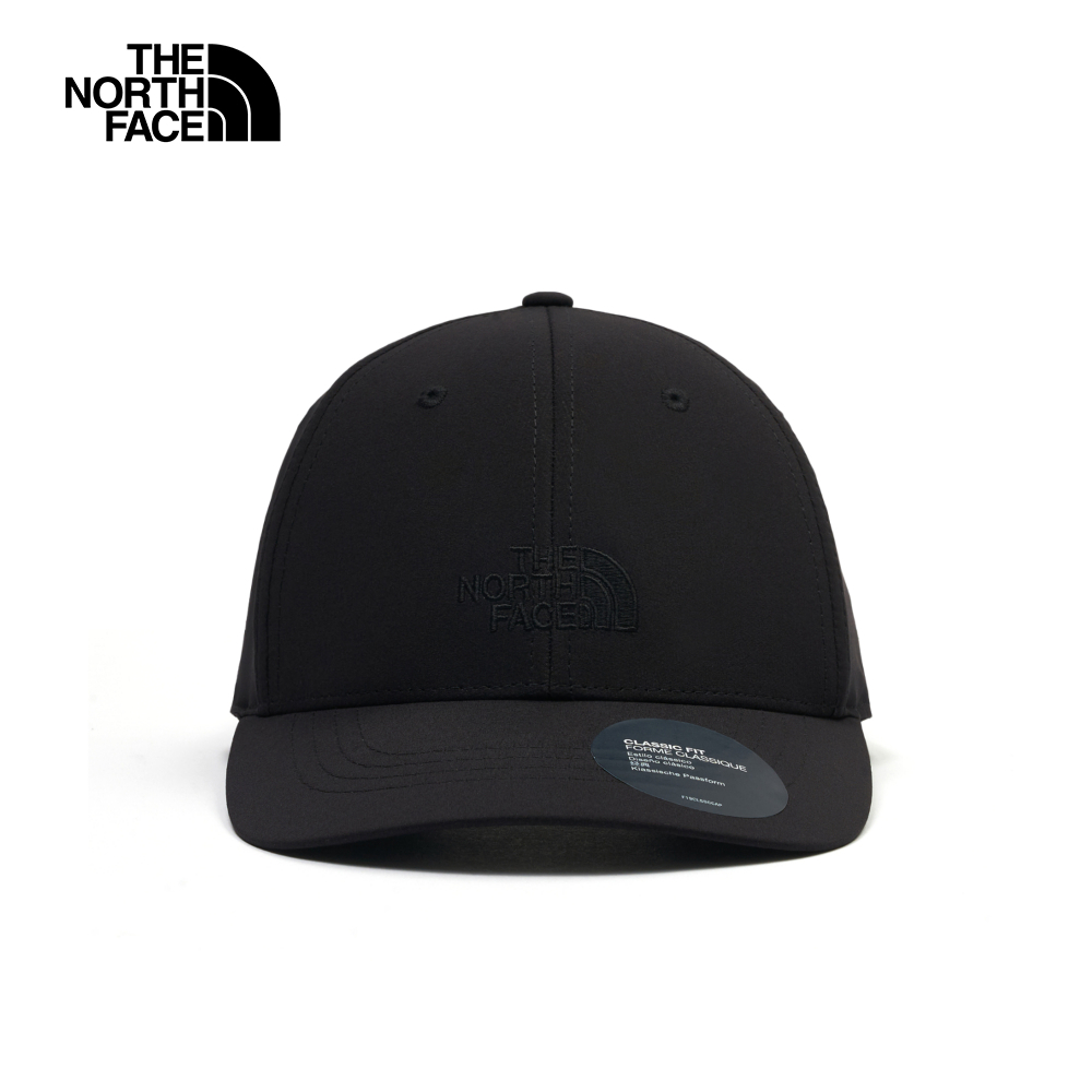 The North Face北面男女款黑色吸濕排汗運動帽｜8A27KX7