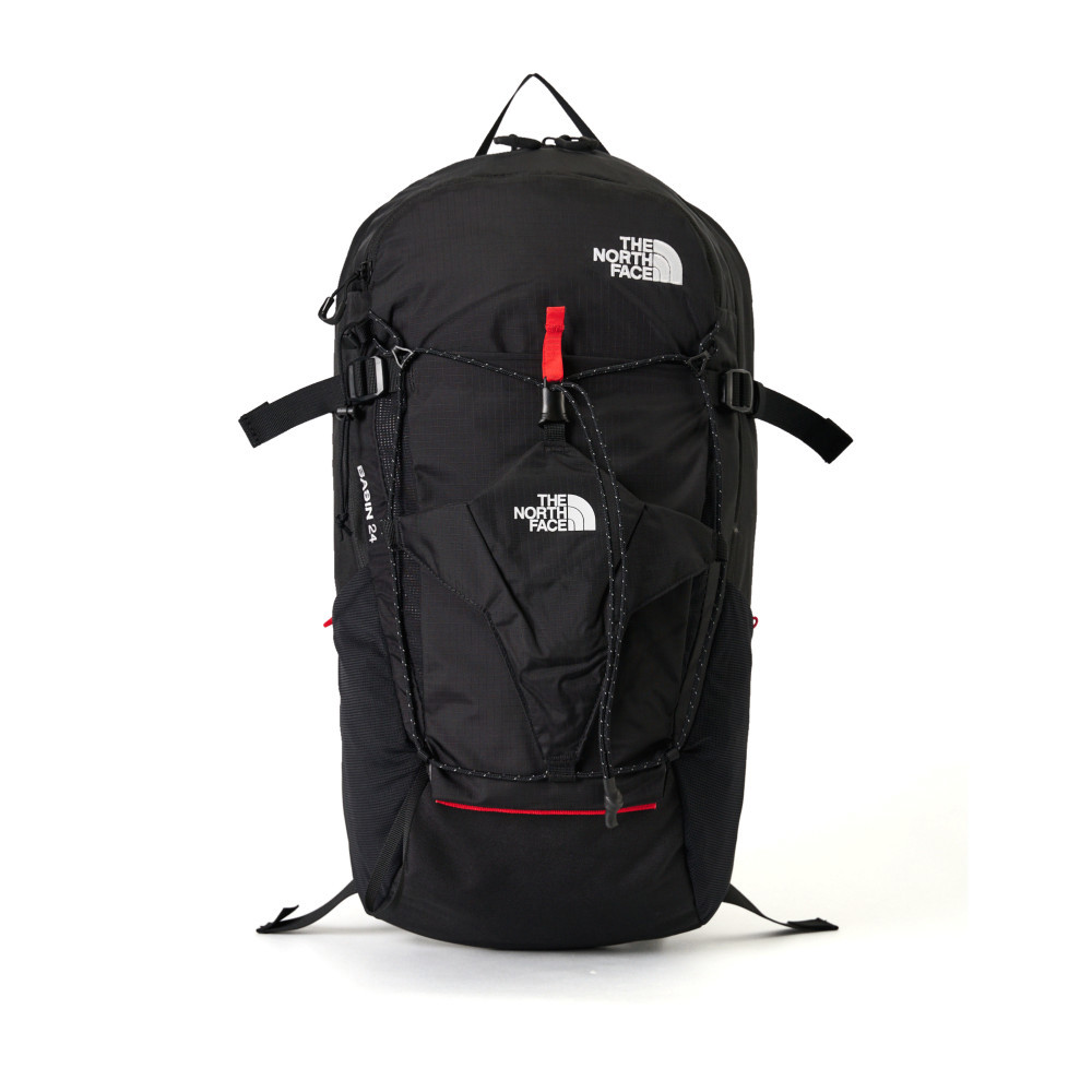 The North Face北面男女款黑色DWR防潑水大容量休閒後背包｜8BKFKX7