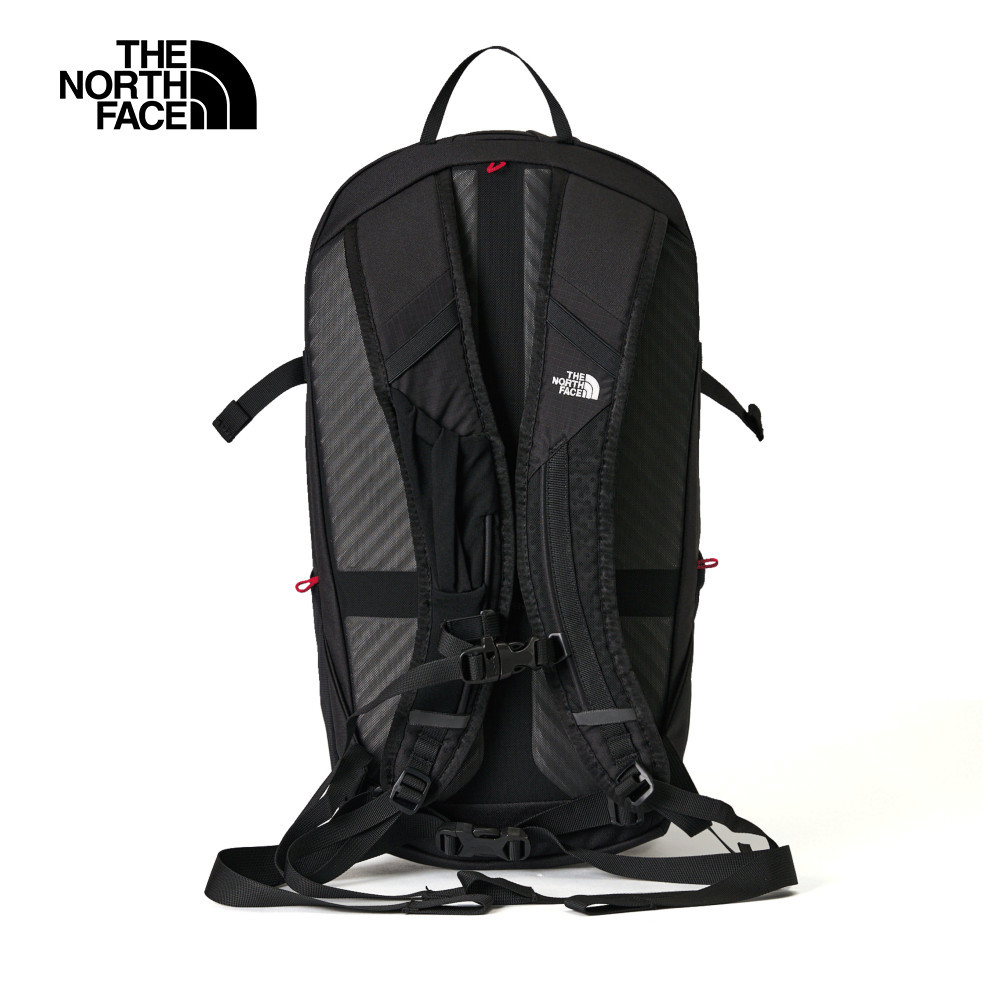 The North Face北面男女款黑色DWR防潑水大容量休閒後背包｜8BKFKX7