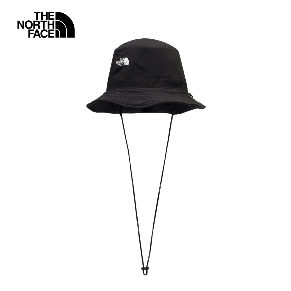 The North Face北面男女款黑色UPF防曬漁夫帽｜8DH1KX7