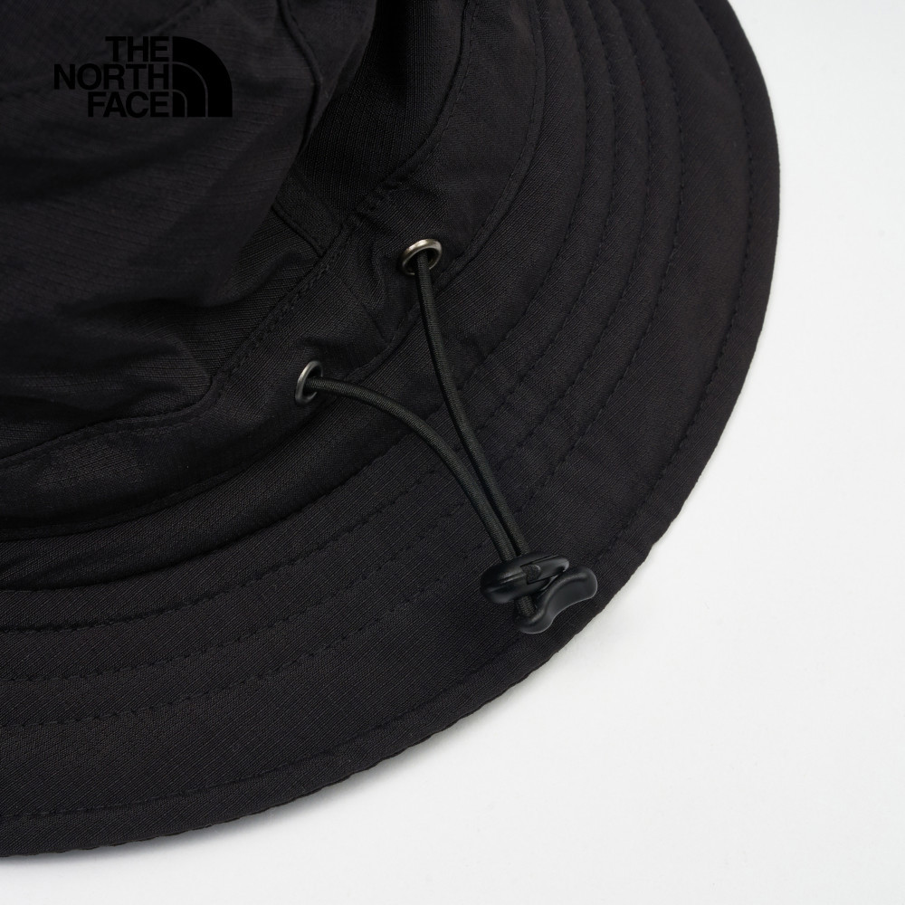 The North Face北面男女款黑色UPF防曬漁夫帽｜8DH1KX7