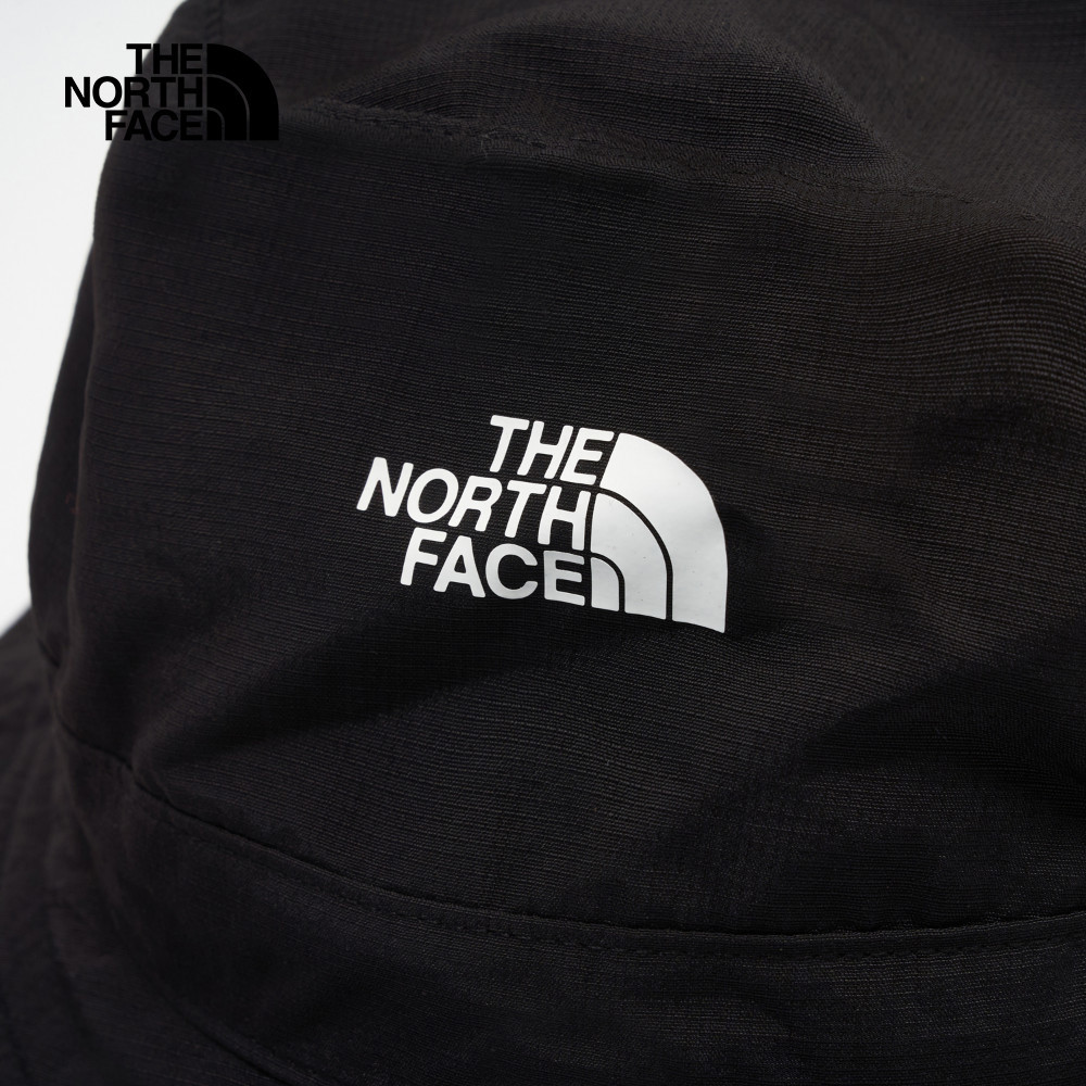 The North Face北面男女款黑色UPF防曬漁夫帽｜8DH1KX7