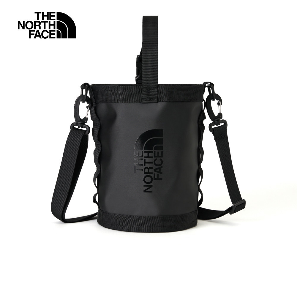 The North Face北面男女款黑色背提兩用休閒單肩包｜8DJPKX7