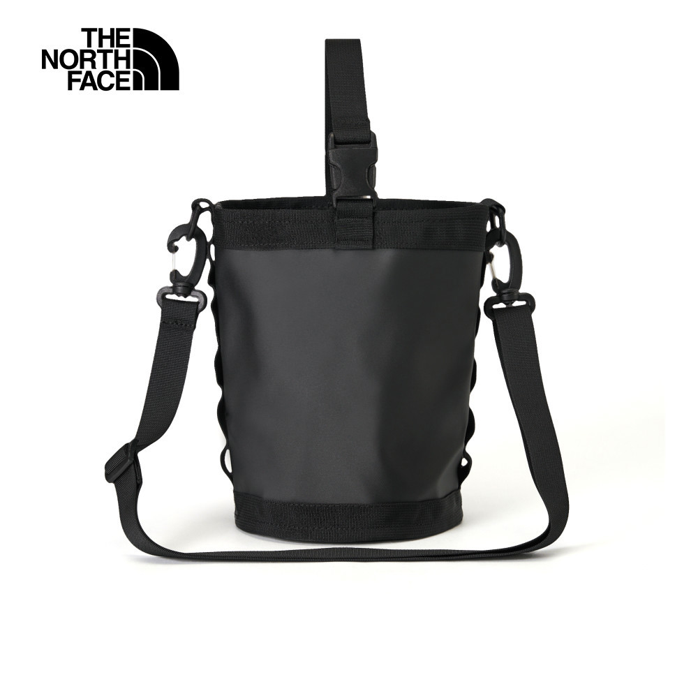 The North Face北面男女款黑色背提兩用休閒單肩包｜8DJPKX7