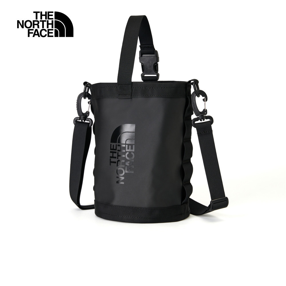 The North Face北面男女款黑色背提兩用休閒單肩包｜8DJPKX7