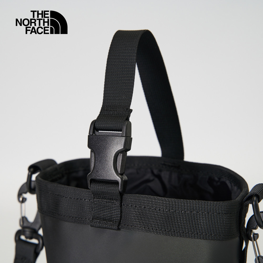 The North Face北面男女款黑色背提兩用休閒單肩包｜8DJPKX7