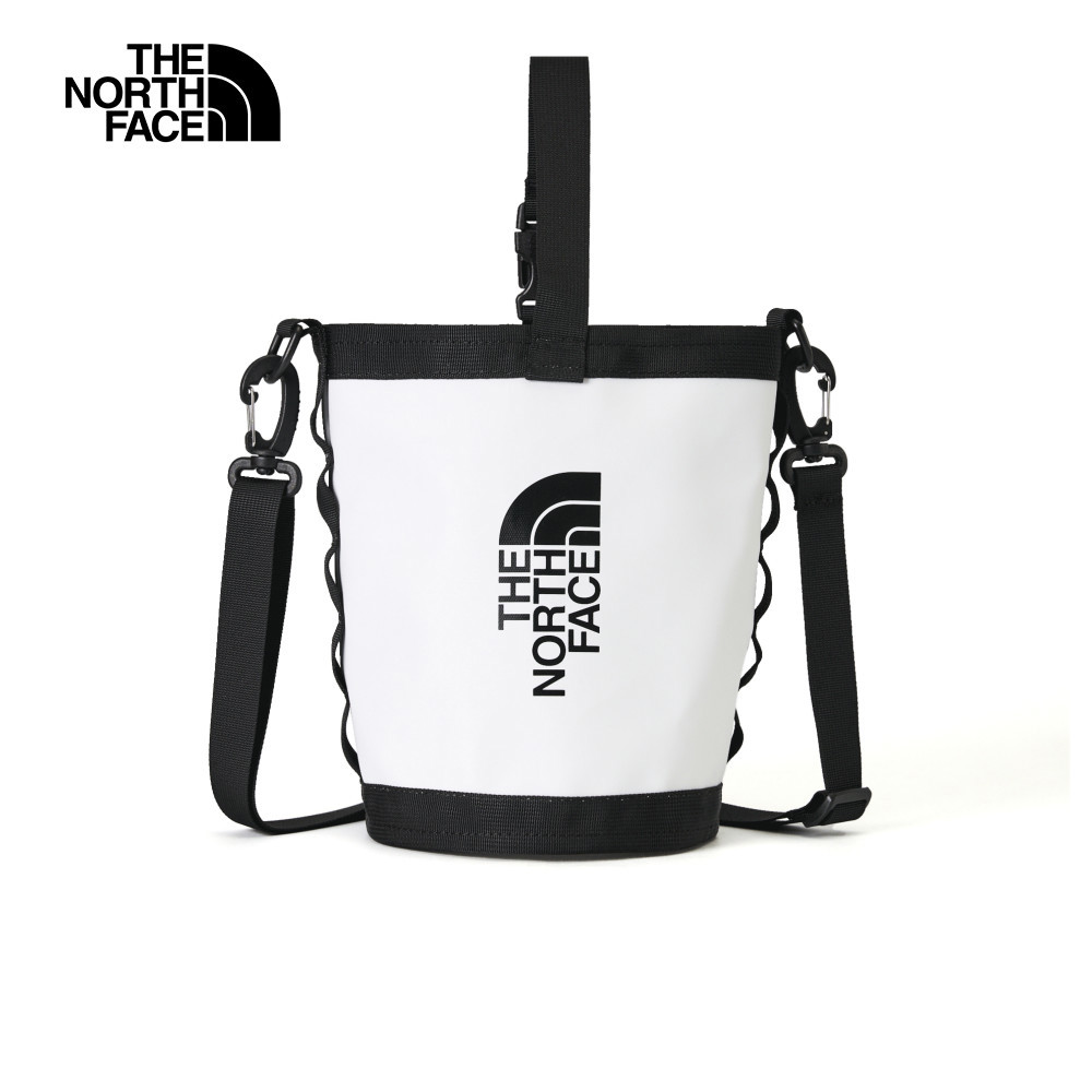 The North Face北面男女款黑白拼接背提兩用休閒單肩包｜8DJPLA9